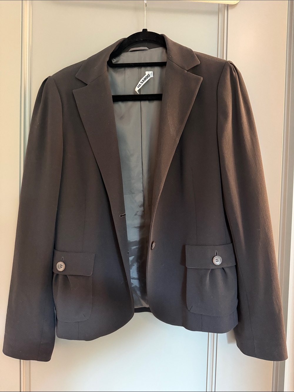 Jil Sander Black Tailored Blazer